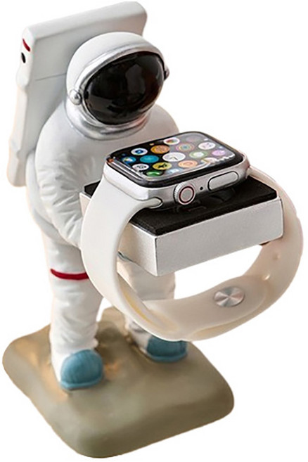젊은이마켓 스마트워치 충전독 거치대, 우주인, 1개