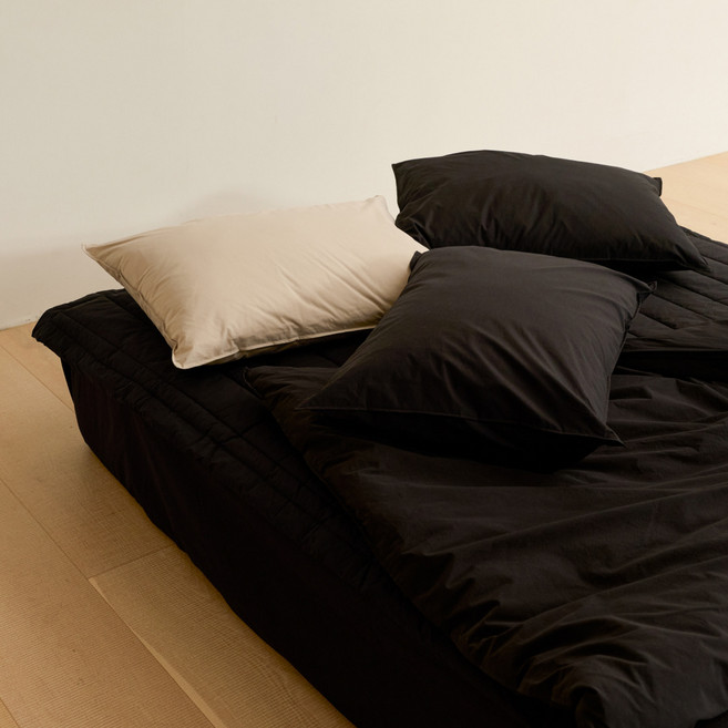 이씨라메종 본느윗 이불커버, SOFT BLACK