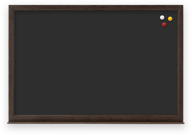 TLC 磁吸復古黑板, 單色, 60 x 40 厘米, 木紋雞翅木