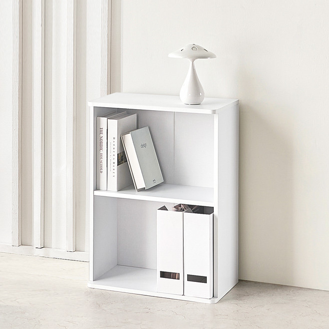 양지가구 꿈나무 DT책장, 화이트, 2단