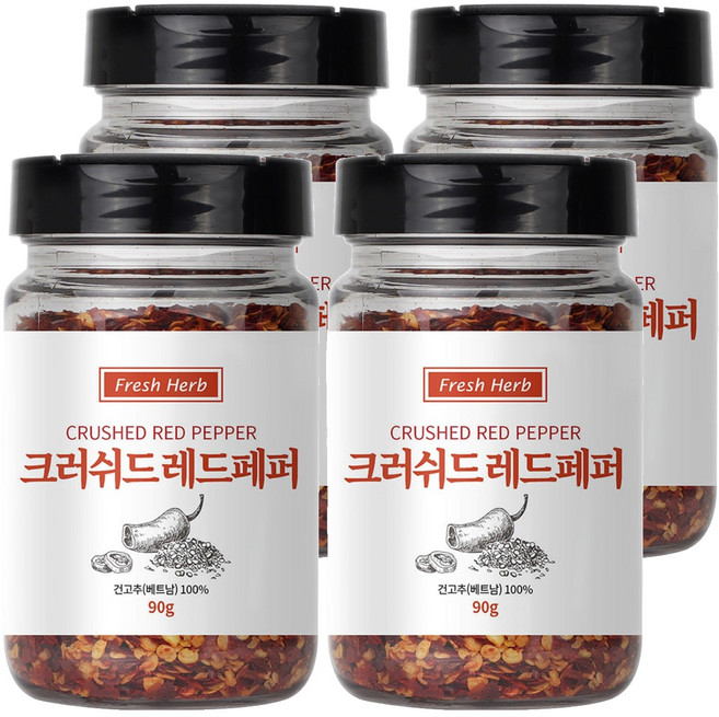신선약초 크러쉬드 레드페퍼, 90g, 4개