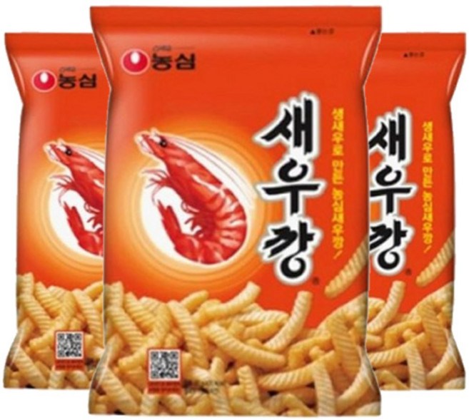 새우깡, 180g, 3개