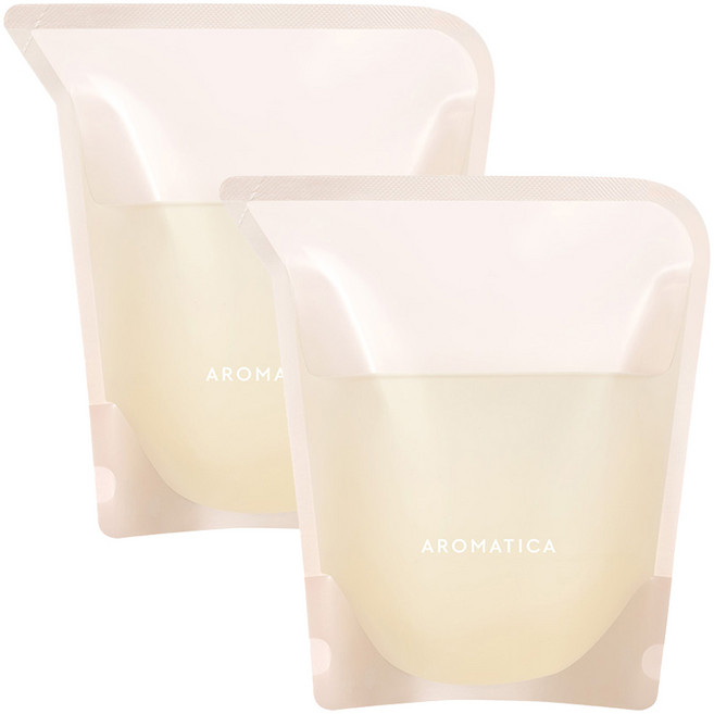 아로마티카 서렌 바디워시 라벤더 앤 마조람 리필, 2개, 300ml