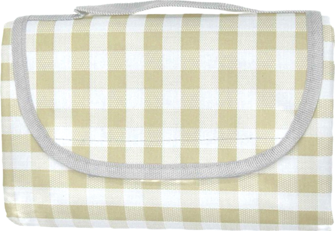 FANCY LIFE 加厚防水野餐墊 小綠格