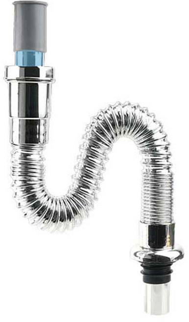 ERTECH 세면대 배수 주름관 고무트랩, 1개