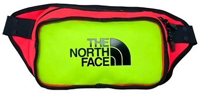 THE NORTH FACE 城市生活抗水腰包, 螢光綠, 1個