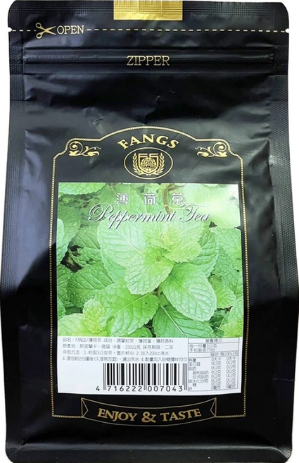 FANGS 方氏 薄荷茶, 230g, 1袋, 1袋