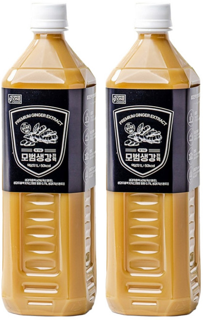 진저원 무가당 모범생강 진액, 1L, 1개입, 2개