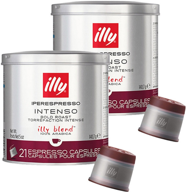 일리 볼드 로스트 인텐소 캡슐커피, 6.7g, 21개입, 2개