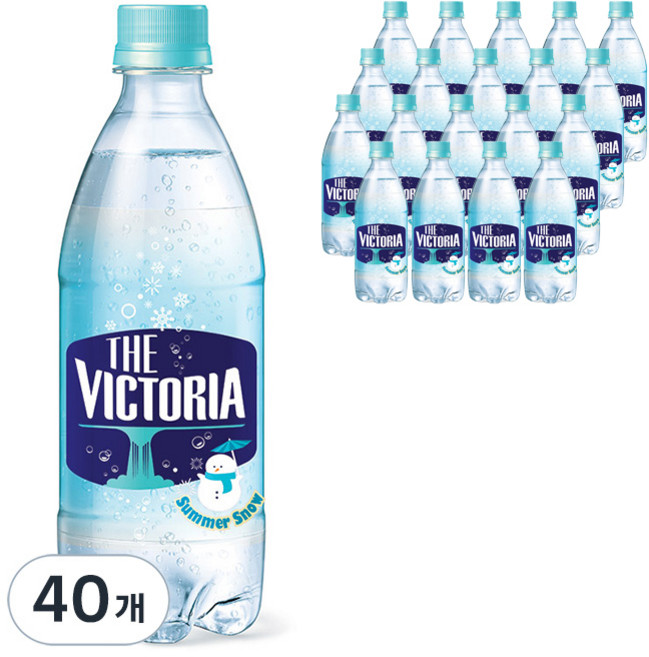웅진빅토리아 썸머스노우 탄산음료, 500ml, 40개