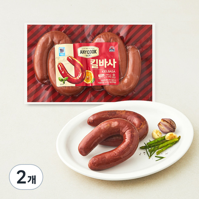대림선 애니쿡 킬바사, 720g, 2개
