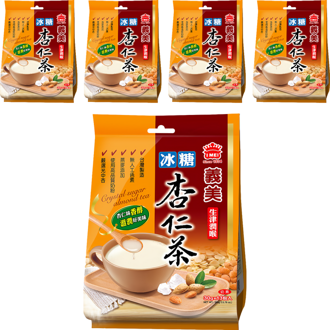 義美 冰糖杏仁茶, 390g, 5袋