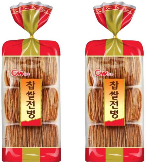 청우식품 찹쌀전병, 320g, 2개