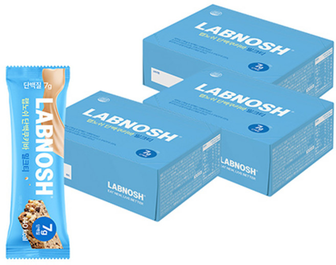 Labnosh 蛋白質餅乾棒, 36個, 35g