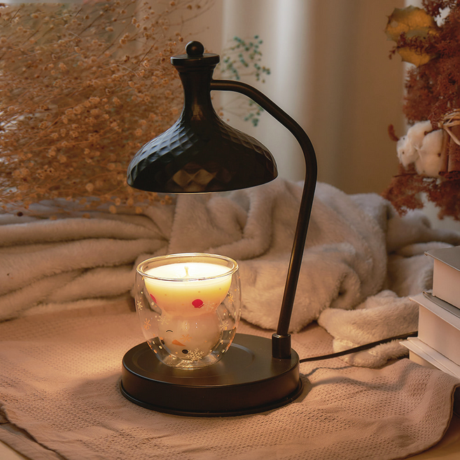 好物良品 香氛融蠟檯燈 附燈泡, 英式古典黑
