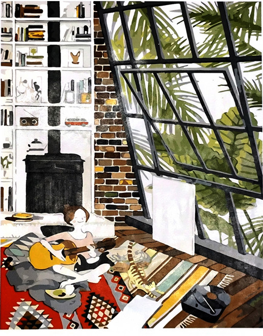 ArtLife 藝術生活 數字油畫DIY DT077 50 x 40cm, 享受生活, 1個