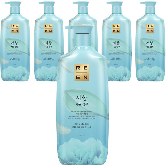리엔 자윤 한방 샴푸 서향, 950ml, 6개