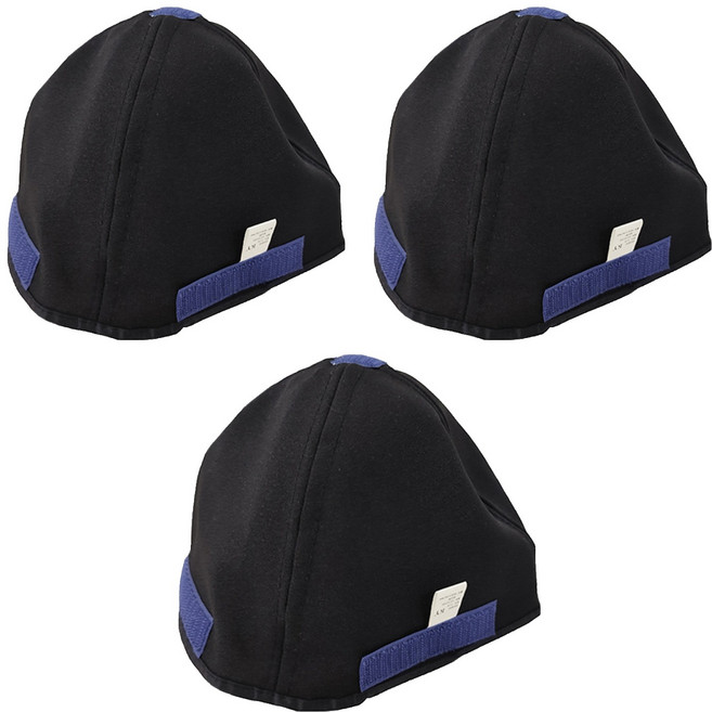 BiNiN 斌瀛 安全帽透氣網套 3個, 黑色