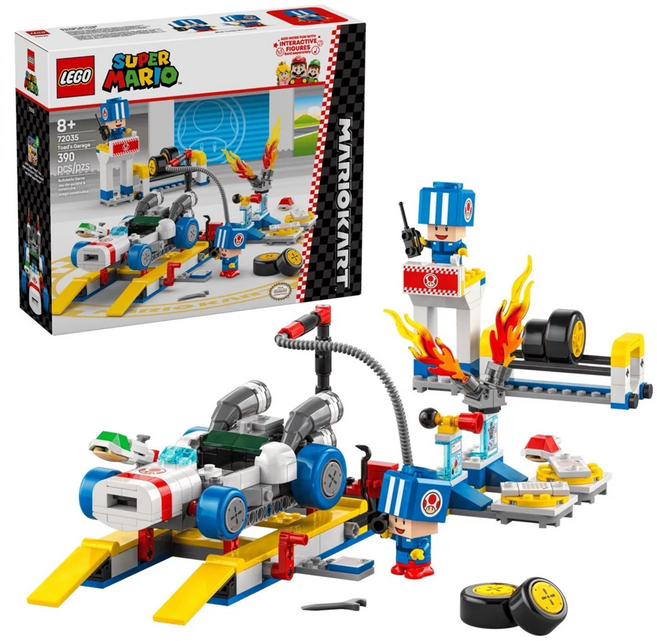 LEGO 樂高 72035 瑪利歐賽車 奇諾比奧的車庫, 1組, 多色