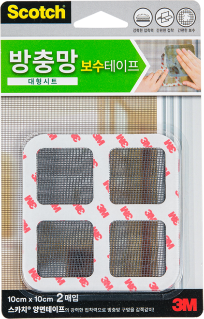 스카치 방충망 보수 테이프 대형, 1개