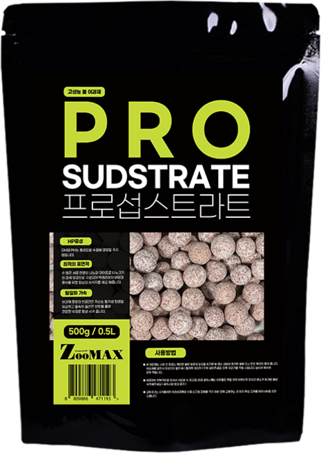 쥬맥스 프로섭스트라트 여과재 500g, 1개