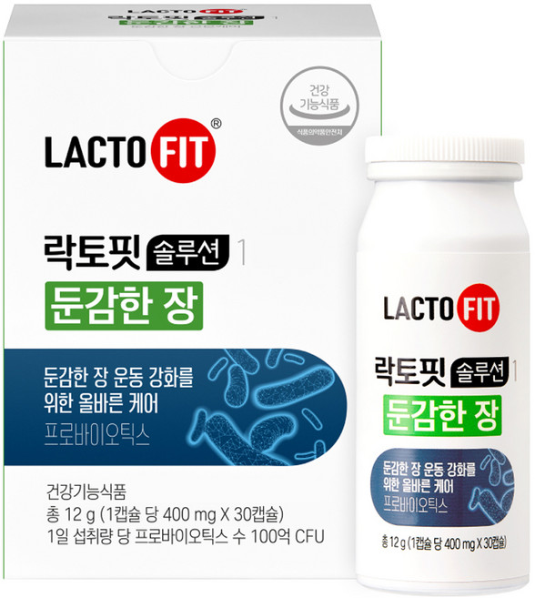 락토핏 솔루션 1 둔감한 장 유산균 12g, 30정, 1개
