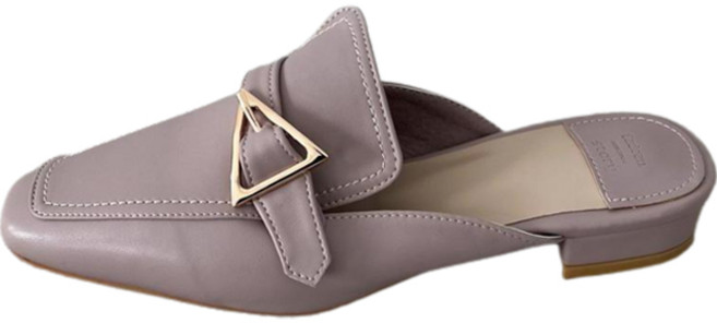 슈가펀 여성용 로안 트라이앵글 골드버틀 블로퍼 3cm