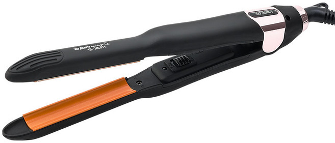 예스뷰티 세라믹 온도조절 반달고데기 19mm, YB-7300, 블랙