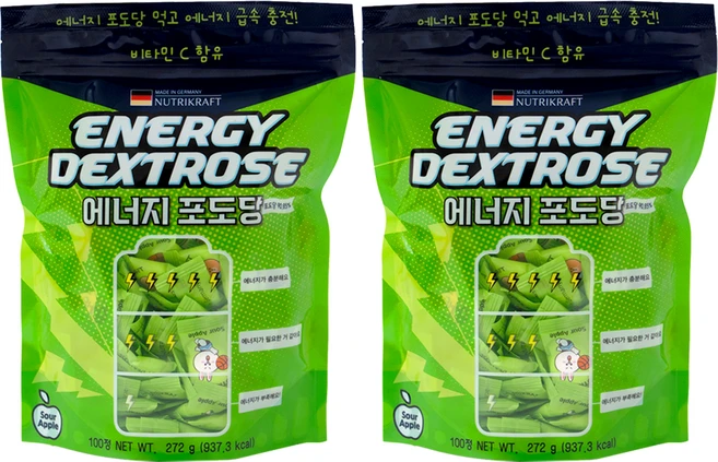뉴트리크라프트 에너지포도당 100p, 272g, 2개 - 쿠팡