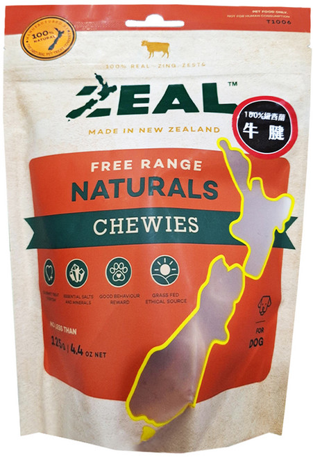 ZEAL 真致 天然風乾零食, 牛腱, 125g, 1包