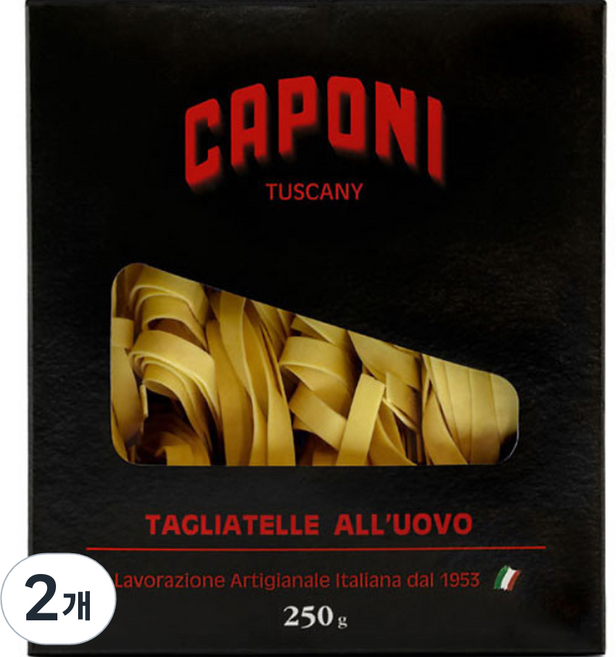 카포니 에그 탈리아텔레, 2개, 250g