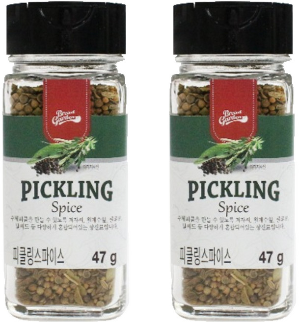 브레드가든 피클링 스파이스, 47g, 2개