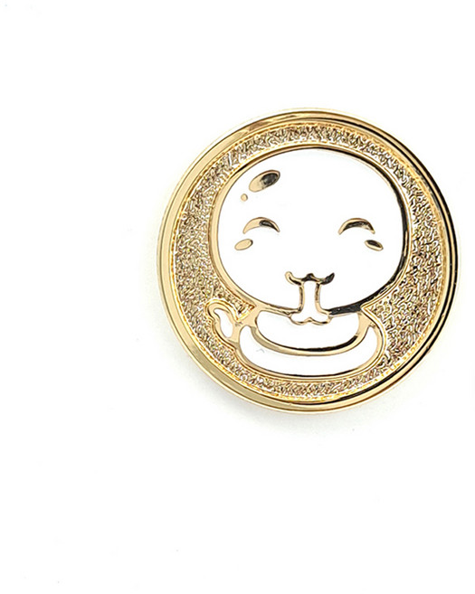 지봇골프 십이지신 써클칩 캐릭터 골프 볼마커, 사뱀 (골드), 1개