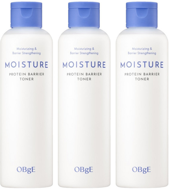 OBge 모이스처 프로틴 장벽 토너, 3개, 200ml