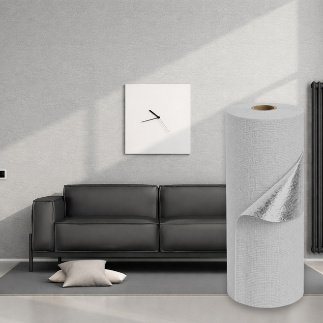 온아름 방수방습 3D입체 셀프 단열벽지, 라이트그레이