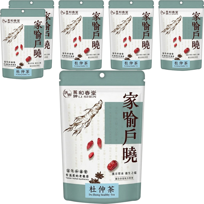 麗紳和春堂 給你杜仲茶, 10包, 10g, 6袋