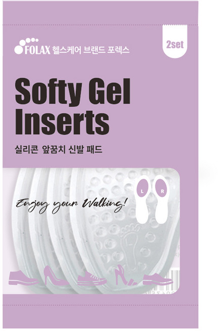 포렉스 구두 실리콘 앞꿈치 패드