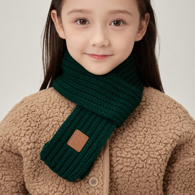 베이스알파에센셜 아동용 베이직 니트 머플러