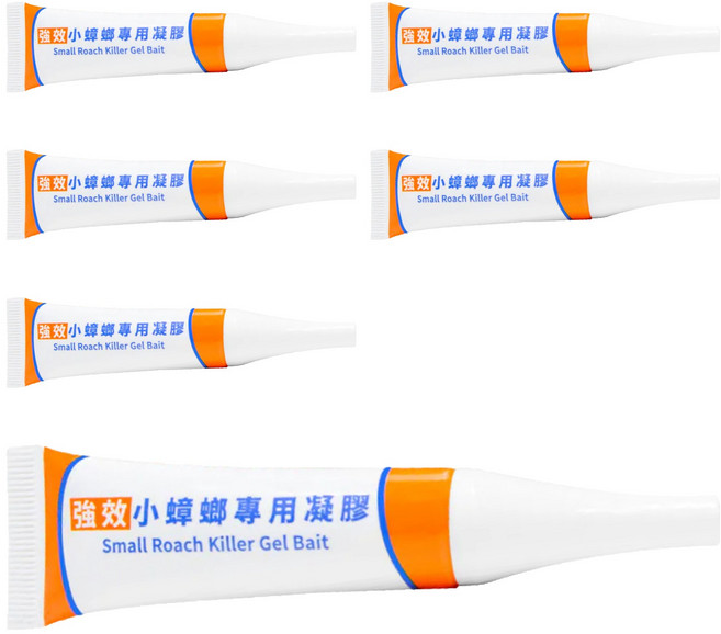 HUKUROU 福來朗 強效小蟑螂專用凝膠, 15g, 6個