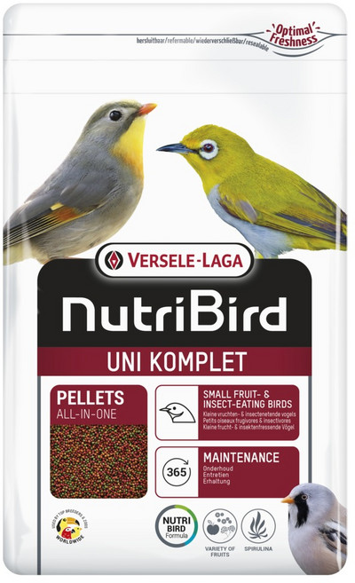 VERSELE-LAGA 凡賽爾 UNI 機能滋養丸 小顆粒/三色料 雀科專用, 1kg, 1袋