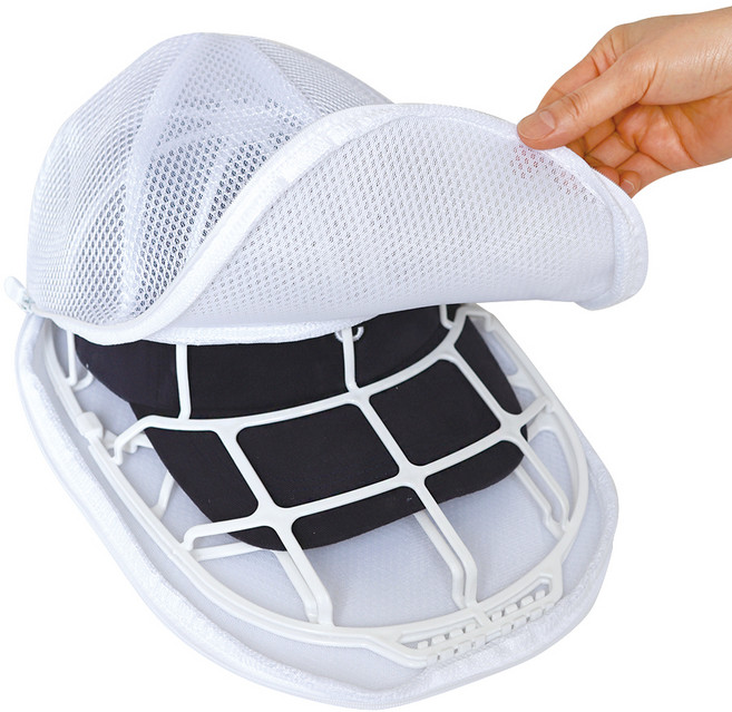 코멧 홈 올인원 모자 전용 세탁망 + 변형방지 세탁틀 세트, 화이트, 1세트