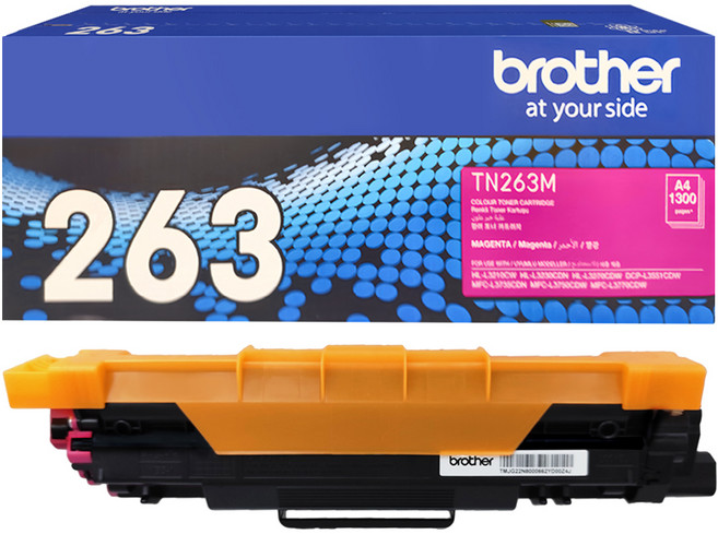 brother 兄弟牌 正品碳粉匣 TN-263, 紅色, 1個
