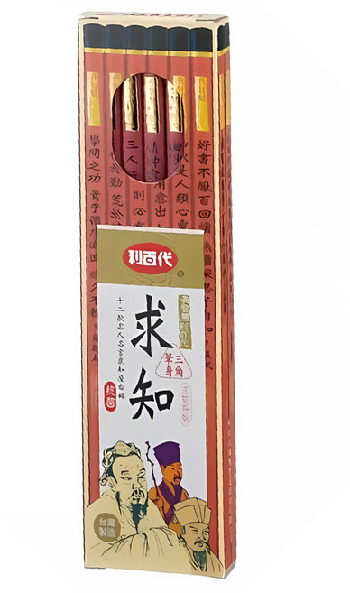 LIBERTY 利百代 求知塗頭三角鉛筆 HB, CB-125, 12支