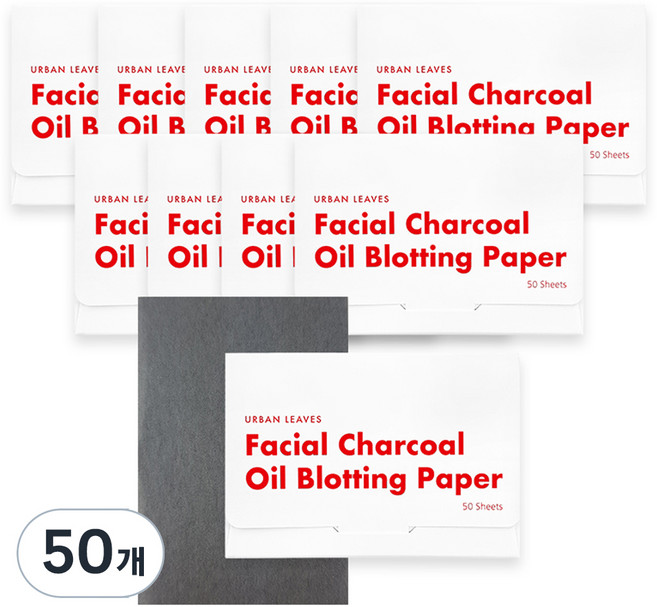 어반리브즈 숯기름종이, 50개입, 50개
