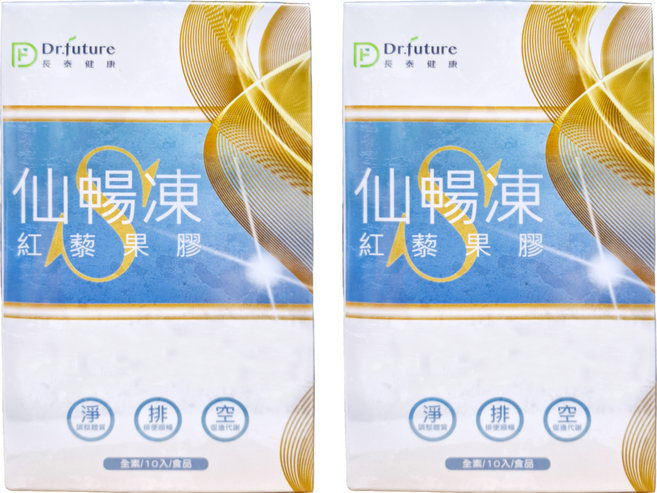 Dr.future 長泰健康 紅藜果膠仙暢凍 10包, 20g, 2盒