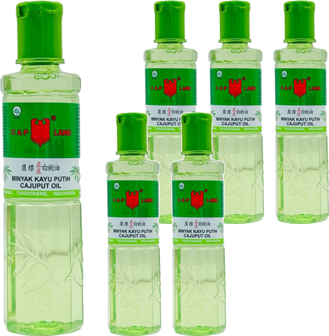 CAP LANG 鷹標白樹油, 120ml, 6瓶