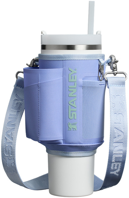 스탠리 올데이 캐리올 퀜처 H2.0 텀블러 스트랩백 1.18L, 하이드렌지아, 1개