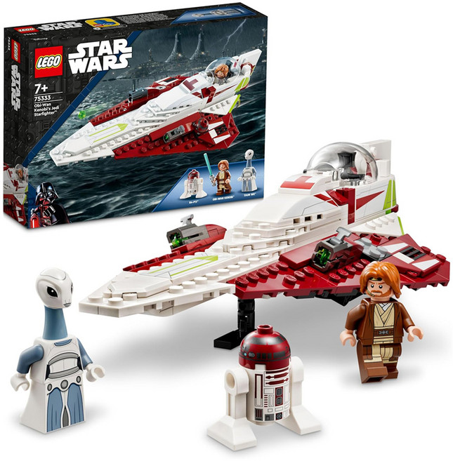 LEGO 75333 星際大戰系列 歐比王的絕地戰機 Obi-Wan Kenobi’s Jedi StarfighterTM, 混合, 1盒