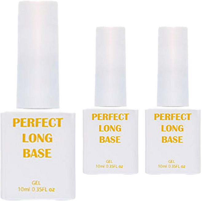 아이빛 네일아트 기초 젬젤, 퍼펙트롱베이스, 3개, 10ml