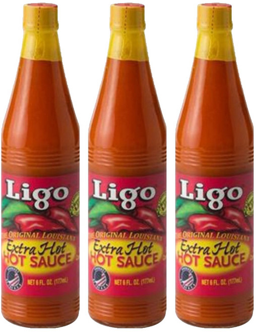 리고 루이지애나 엑스트라 핫소스177ml, 177ml, 3개